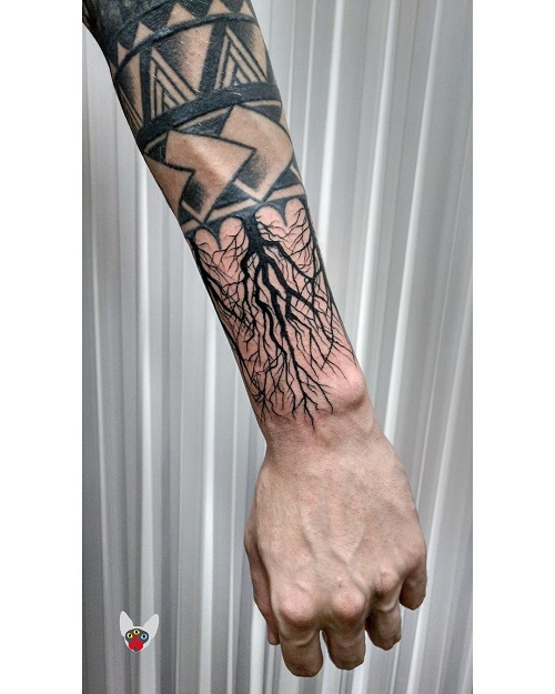 Tree Roots Tattoo