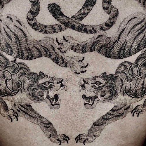 Twin Tiger Tattoo