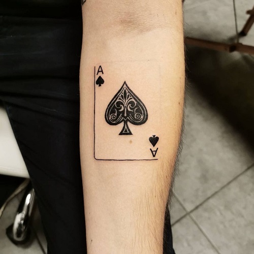 Ace Card Tattoo