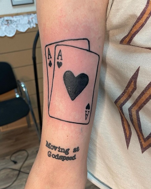 Ace of Hearts Tattoo