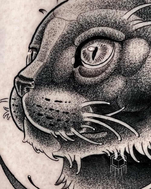 Animal Dotwork Tattoo