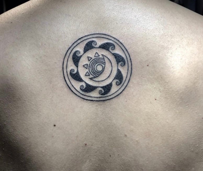 Stick and Poke on Back