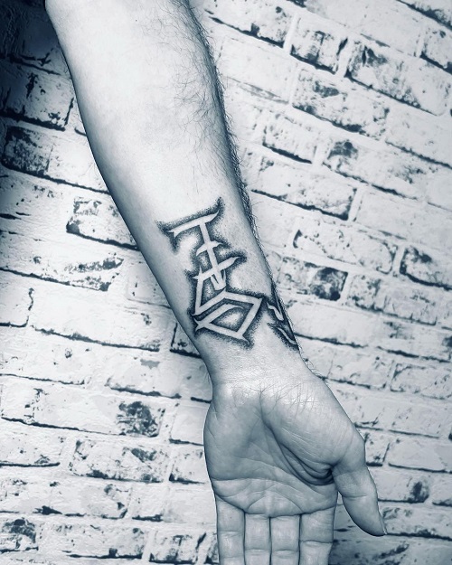 Dotwork Wrist Tattoo