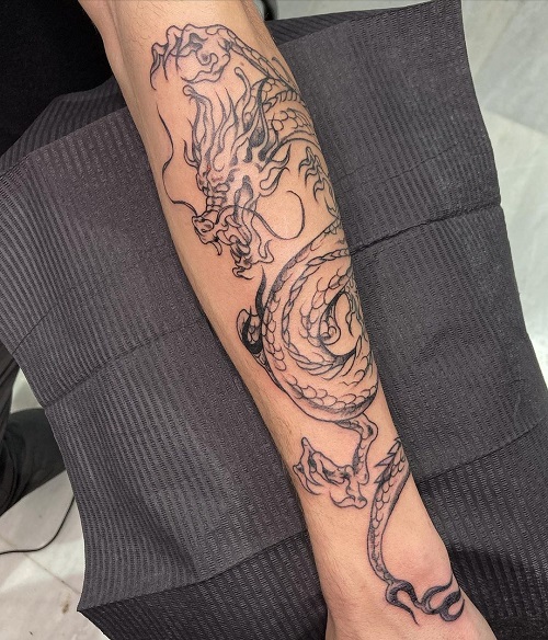Dragon Tattoo Drawing