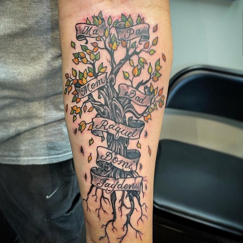 Family Tree Tattoo