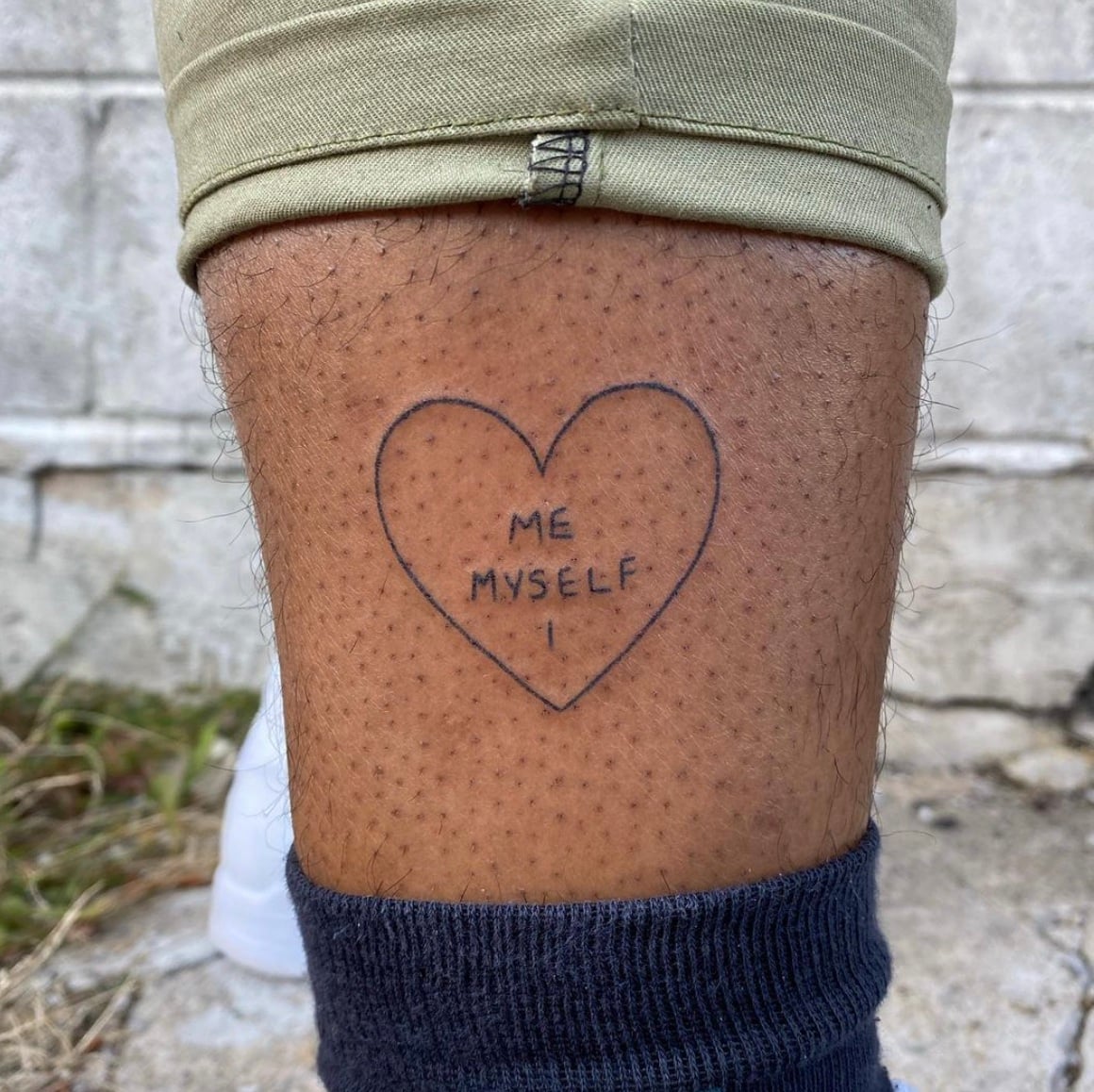 Meaningful Stick and Poke Tattoo