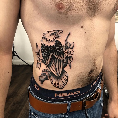 Perched Eagle Tattoo