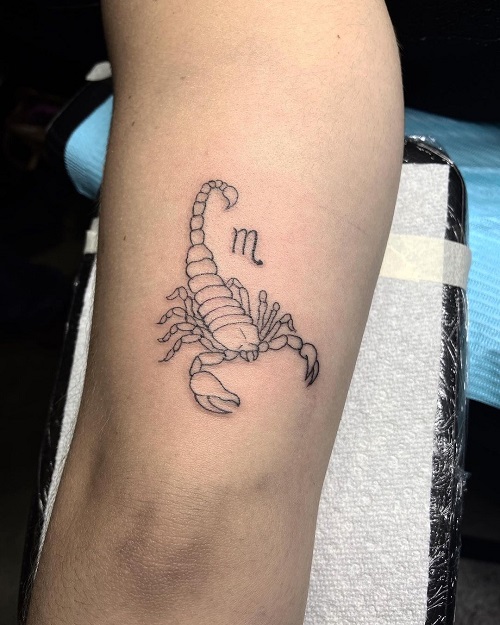 Small Scorpion Tattoo