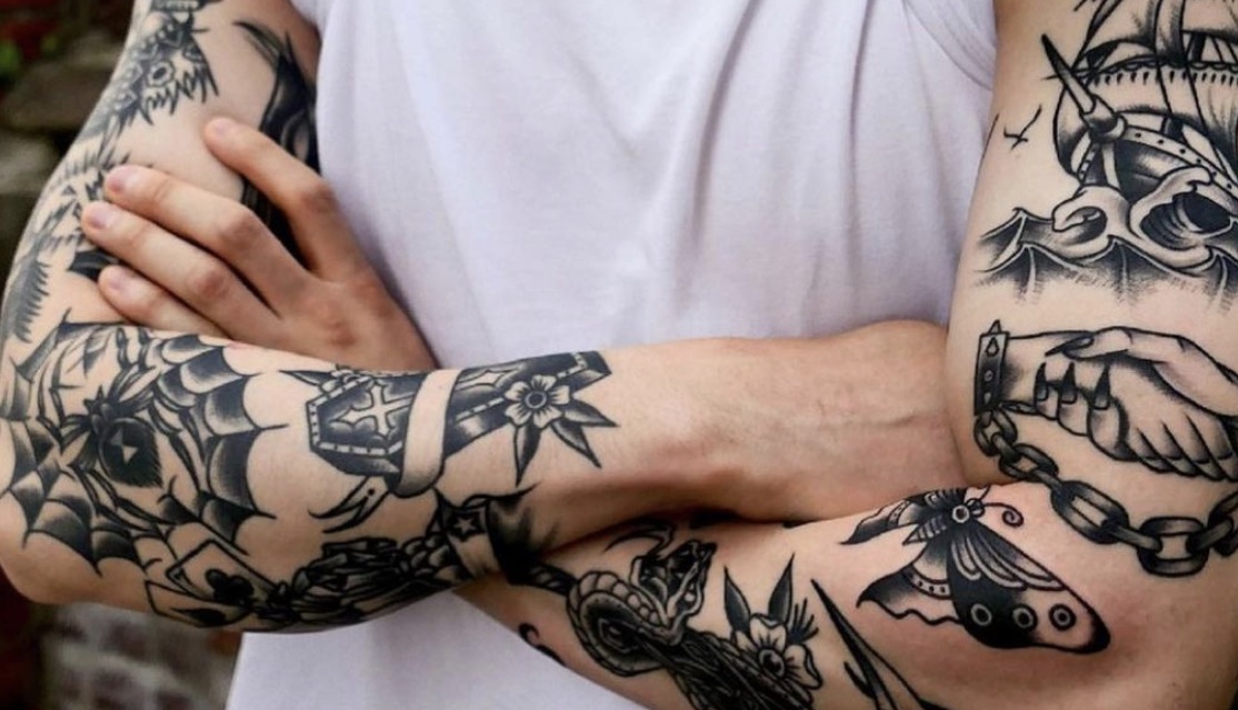 American traditional tattoos for men