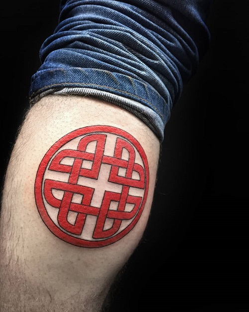 Celtic Shield Knot Tattoo