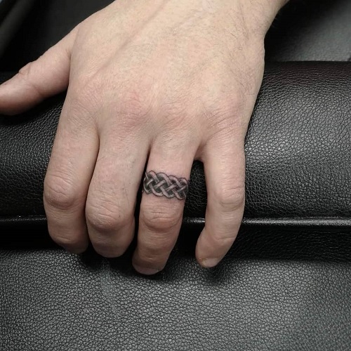 Celtic Wedding Rings Tattoo