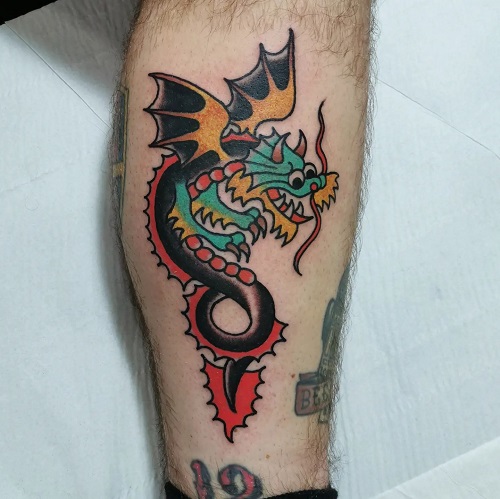 Gemini Dragon Tattoo