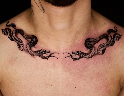 Gemini Snake Tattoo