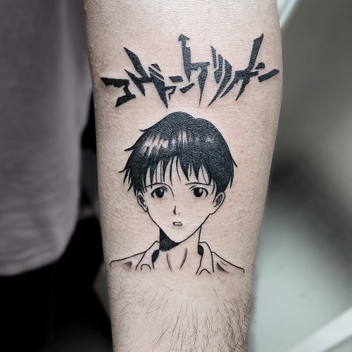 Small Anime Tattoo
