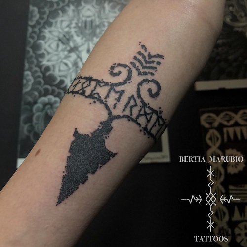 Viking Arrow Tattoo