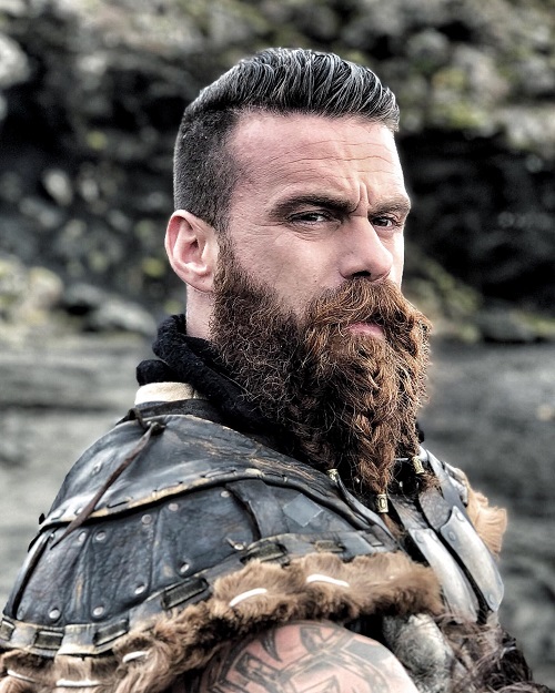 Braided Viking Beard