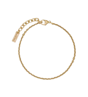 Saint Laurent Small Faceted Cable-Chain Bracelet