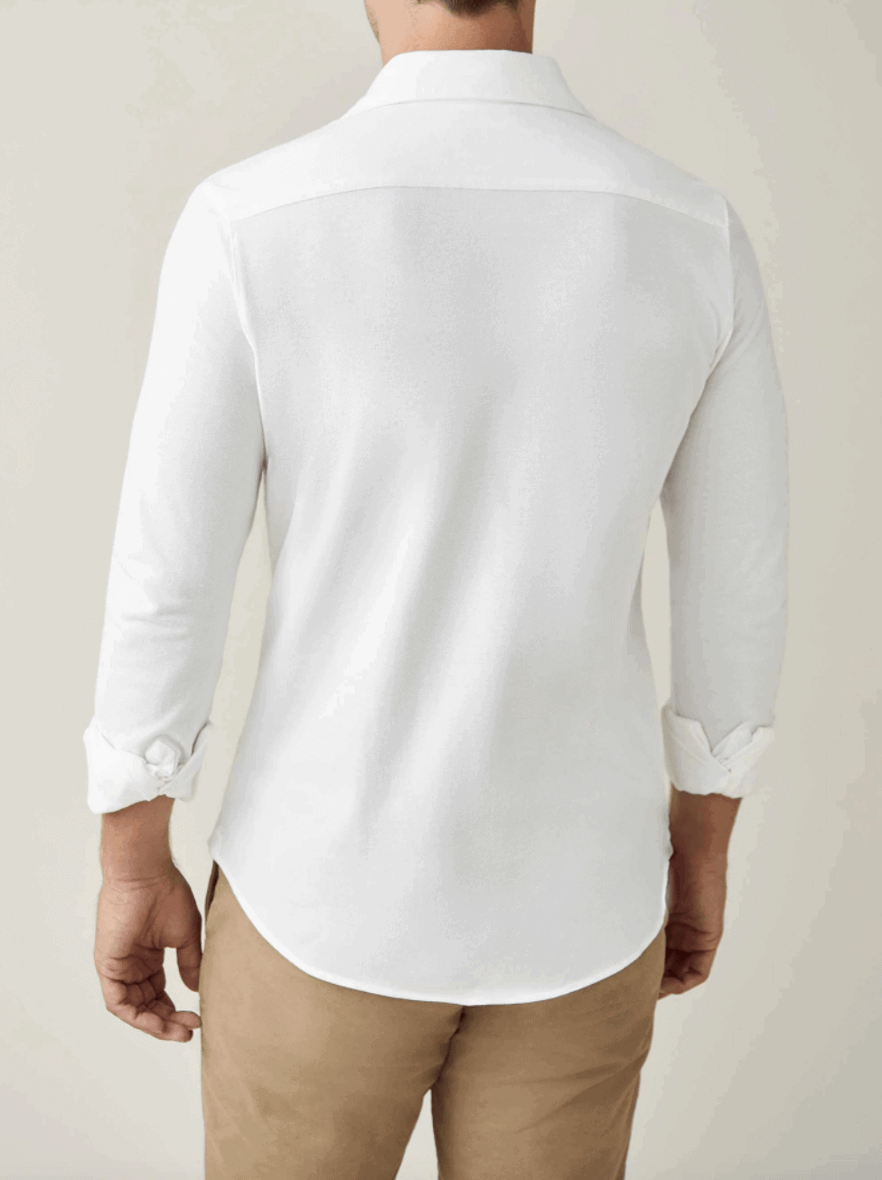 Man Wearing Luca Faloni Shirt 