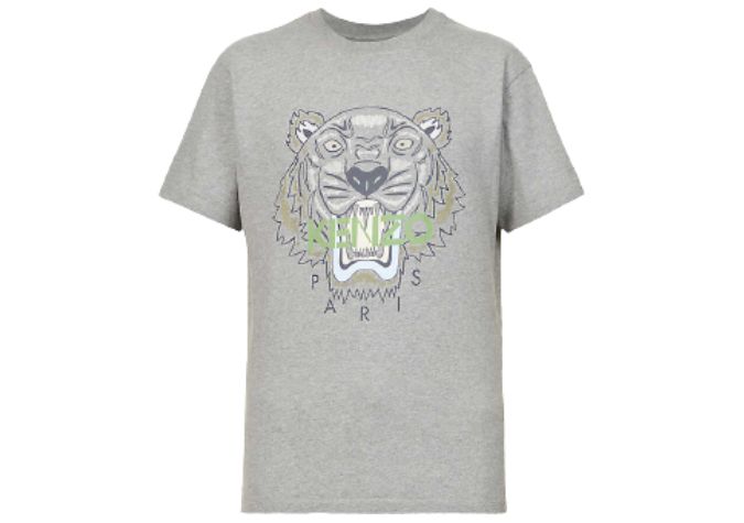 KENZO Icon Tiger Logo-Print Cotton-Jersey T-shirt
