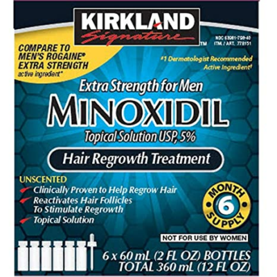 Kirkland Minoxidil Hair Regrowth Treatment