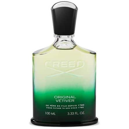 Creed Original Vetiver Cologne bottle for summer wearing