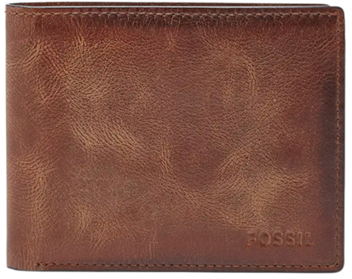 Fossil Derrick Leather Bifold Wallet