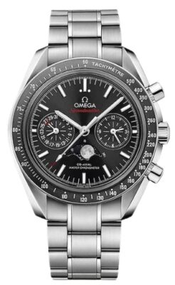 Omega Speedmaster Co axial Automatic Moonphase Watch 1 246x400 - 12 Of The Best Moon Phase Watches For All Budgets (Updated 2022)