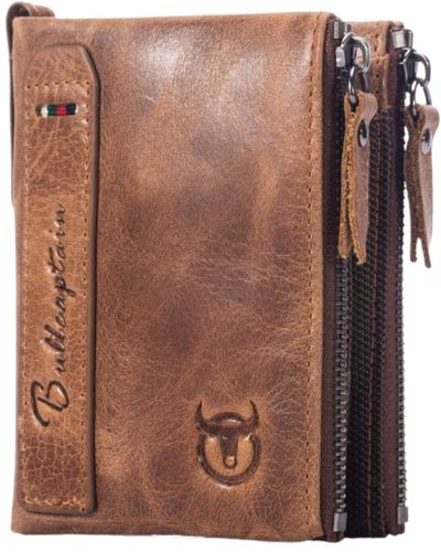 Bullcaptain Vintage Zipper Wallet