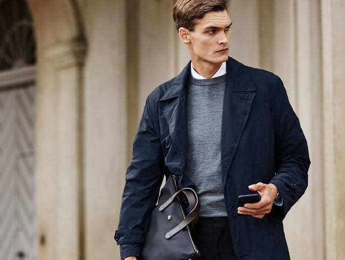 Cool Leather Mens Small Side Bag Messenger Bags Shoulder Bags for Men