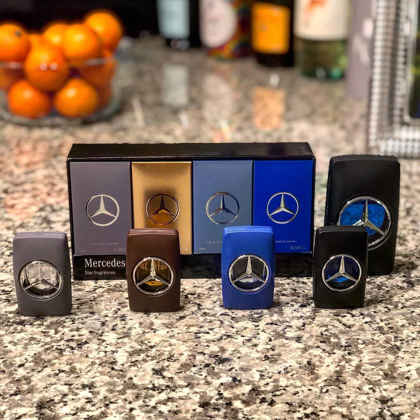 a set of fragrances from Mercedes Benz