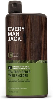 Every Man Jack 2-in-1 Tea Tree + Cedar Shampoo + Conditioner