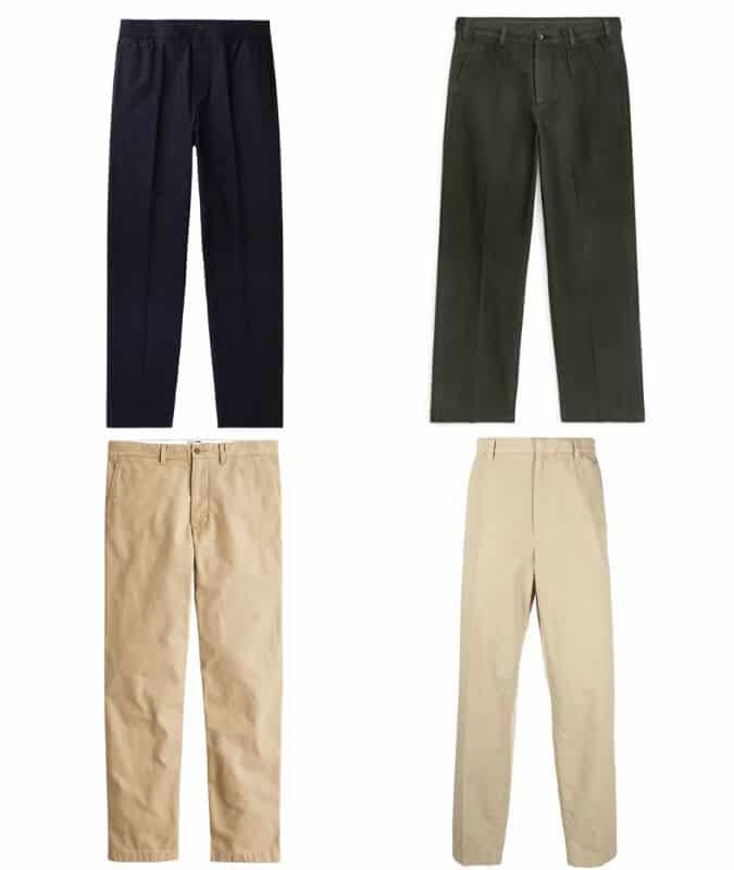 the bets wide-legged trousers for men