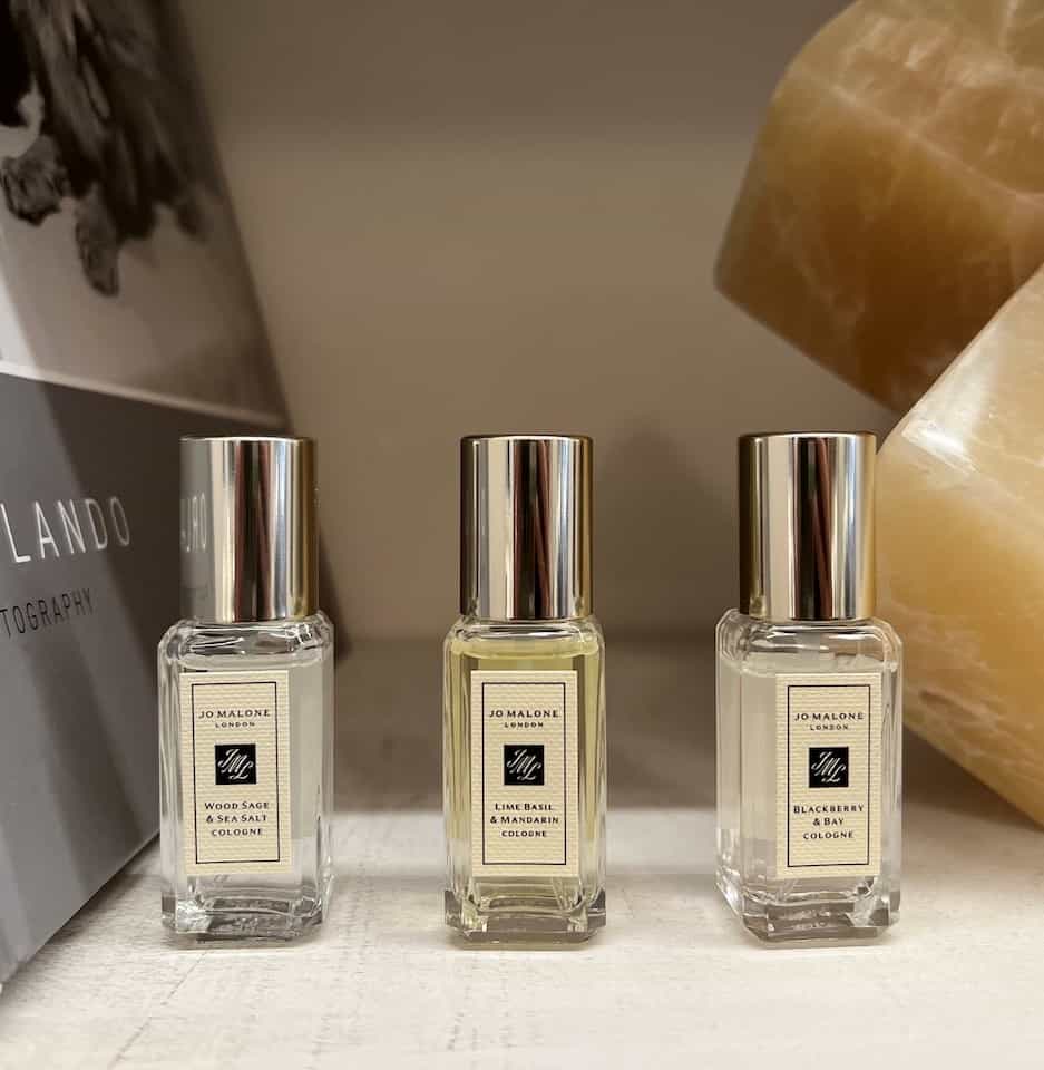 different kinds of Jo Malone fragrances