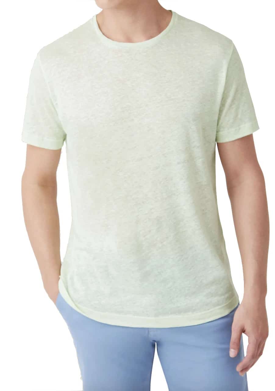 Linen Jersey T-Shirt Luca Faloni