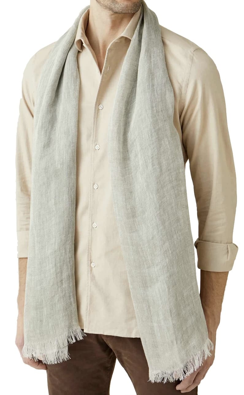 Luca Faloni Linen Scarf