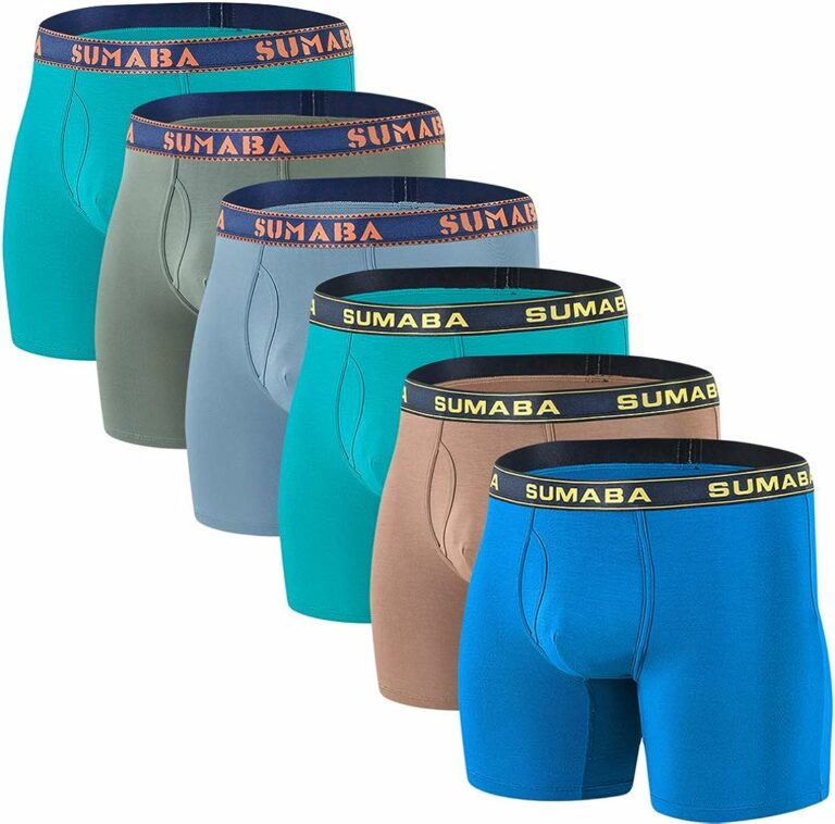 Bamboo Boxer Briefs For Men 6 Pack