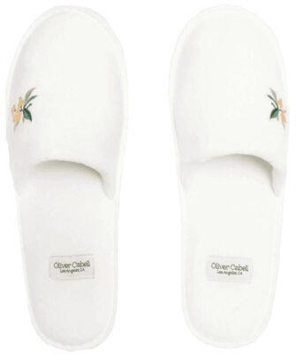 Oliver Cabell LA Capsule Terry Cloth Slippers