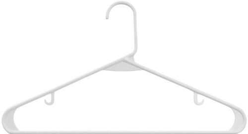 NEATERIZE Plastic Clothes Hangers 20 Pack White