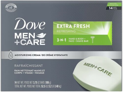 Dove Men+Care Extra Fresh Body And Face Bar Soap