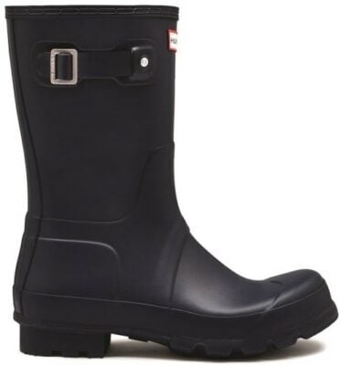 Top picks among the best Wellington boots for men: Hunter Original Short Rain Boot
