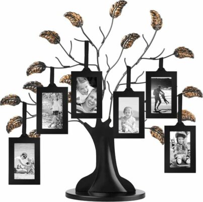 Family Tree Photo Frame - Americanflat Bronze Family Tree Picture Frame