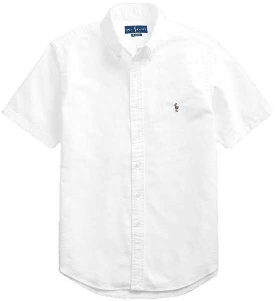 Lapel Button-Down Short Sleeve Printed Top main image 1
