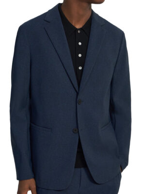 Theory Unstructured Blazer in Printed Performance Knit