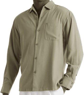 Quince 100% Silk Twill Long Sleeve Shirt