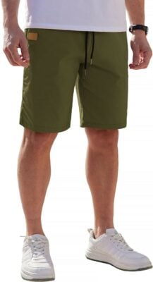 Green Drawstring Shorts