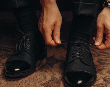 black shoelaces for dress shoes Black Waxed Dress Shoelaces 36"