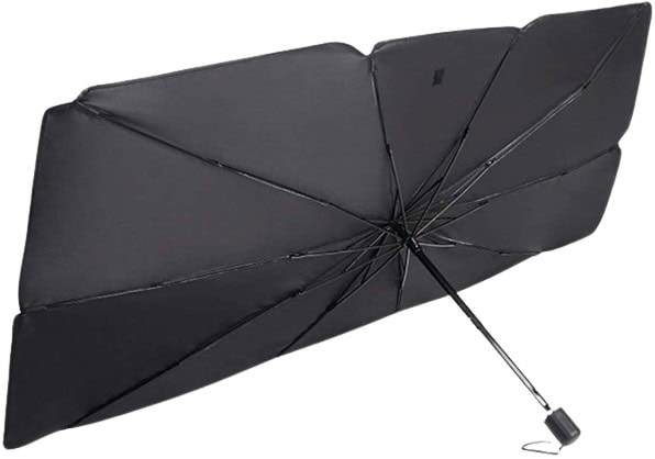 helloleiboo Car Windshield Sun Shade Umbrella