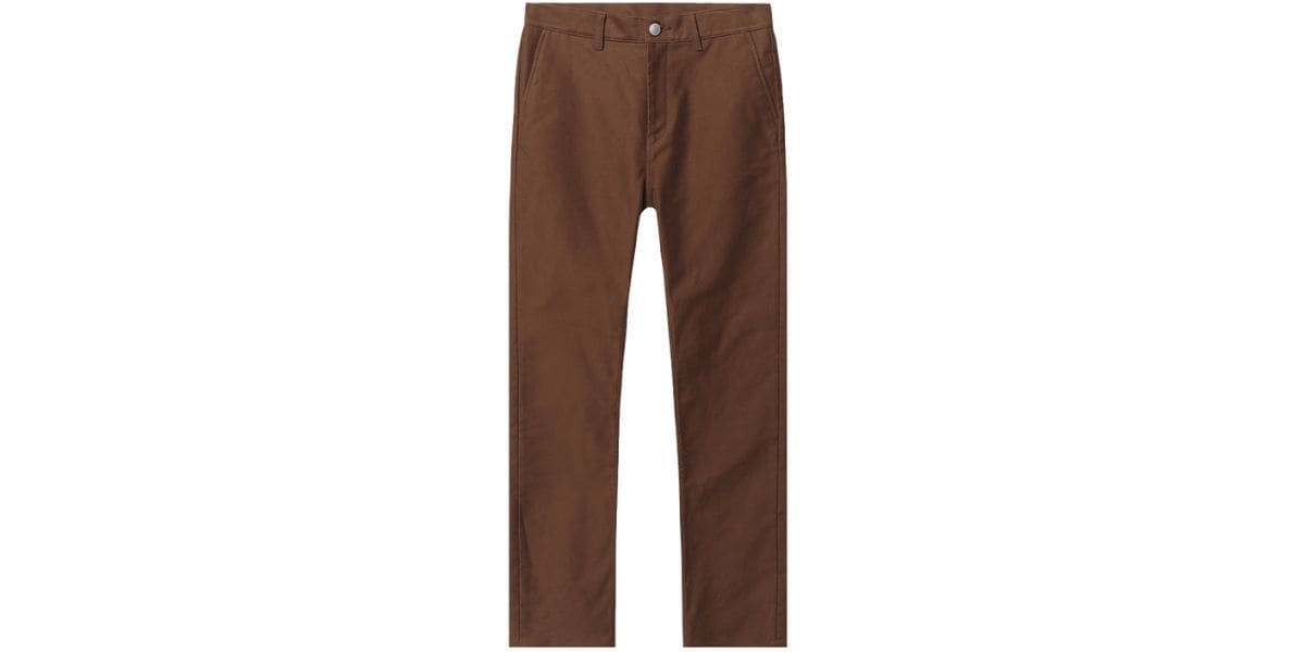 John Elliott High Rise Straight Moleskin Pant