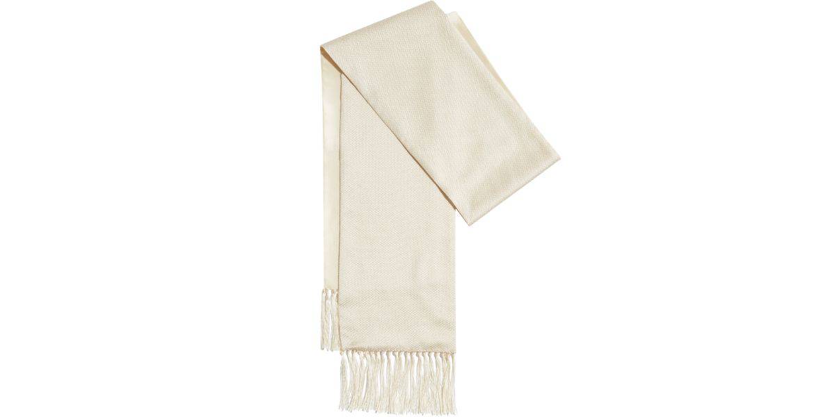 Dunhill Silk Micro Texture Evening Scarf