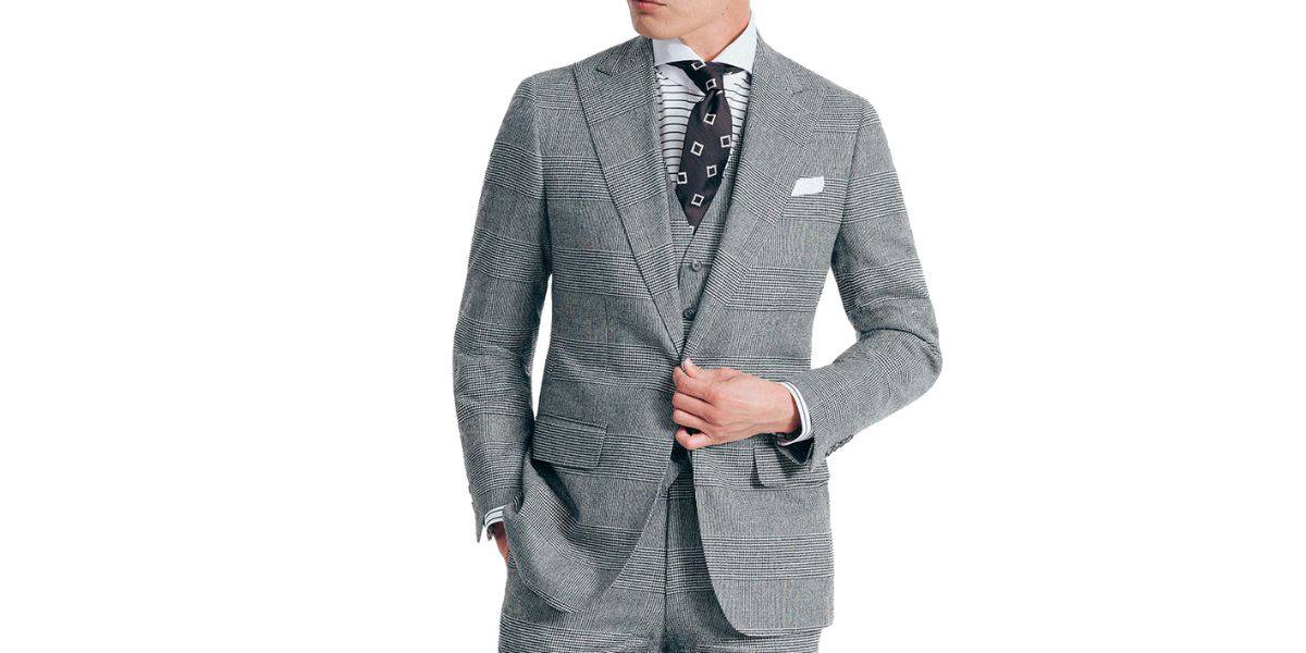 Phineas Cole Wool Glen Plaid Suit